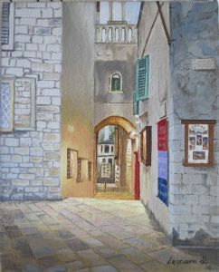 "Early Evening in Korcula"