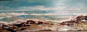 "  SOLD  N315 Modern seascape"