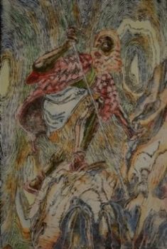 "Moses Ascending Mount Sinai"