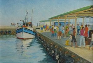 "Sunny Sunday at Kalkbay Harbour"