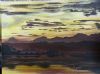 "Sunset Over the Mountains"