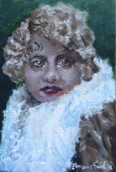 "Miniature Vintage Girl 1"