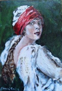 "Miniature Vintage Girl 3"