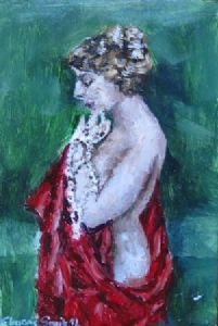 "Miniature Vintage Girl 4"