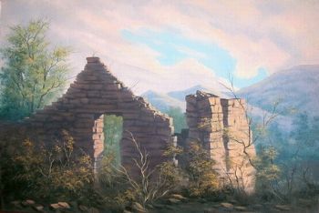"Ruin at Daybreak, Loxton"