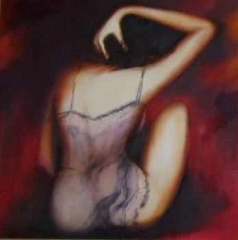 "Nude Lady in Black Lace"