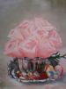 "Roses in Silver Bowl"