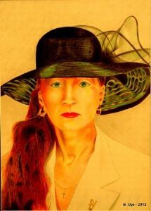 "Lady in Black Hat"