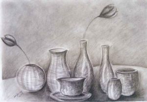 "Bottles Still Life"