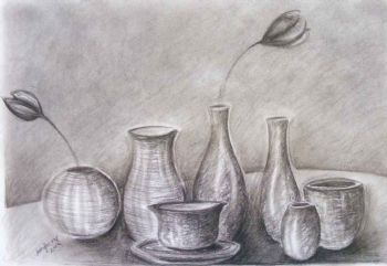 "Bottles Still Life"