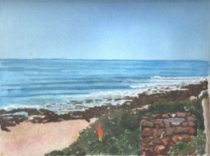 "View from Rock House Jeffreys Bay"