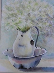 "Vintage Jug and Bowl"