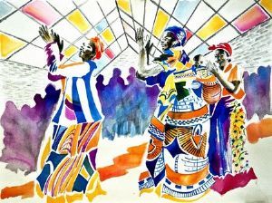 "African Women Singing"