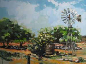 "Farmscene in the Karoo"