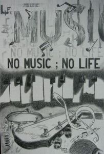"No music No Life"