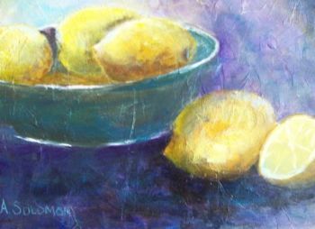 "Bowl with Lemons"