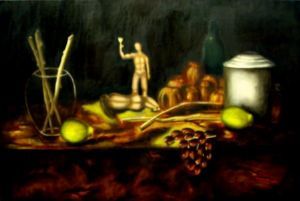 "At the Feet of Bacchus/Dionysus"