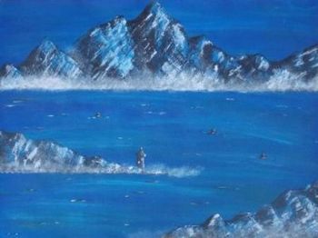 "Mountain in Blue"