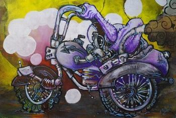 "Purple Three Wheeler"