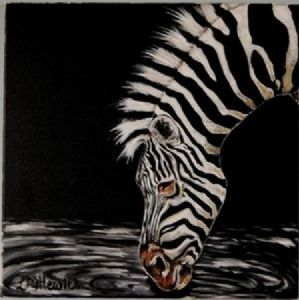 "Drinking Zebra"