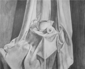 "Drapery with Teapot"