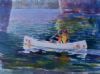 "Luke Rowing at St Michael's Lagoon"