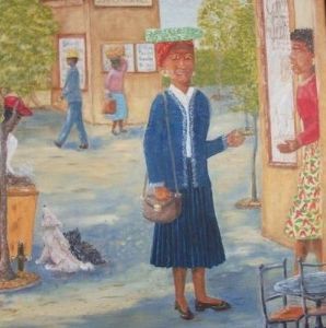"Visitor bringing Milk to Tea Party"