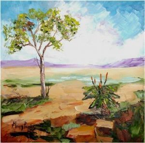 "Landscape with Aloe"