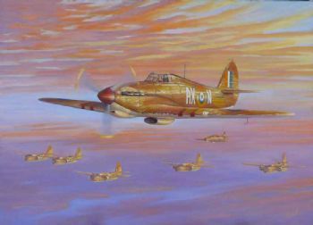 "Hawker Hurricane Sunrise Escort "