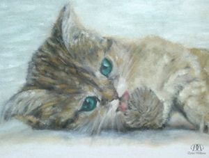 "Green Eyed Kitten"