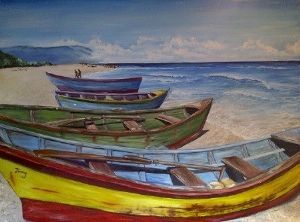 "Boats on the Shore"