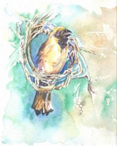 "Weaver in the Garden"