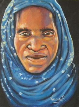 "Wrapped in Blue"