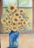 "Vase Filled with Yellow Sunflowers"