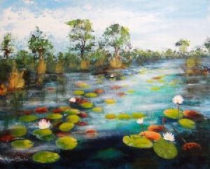 "Water Lilies I, Okavango"