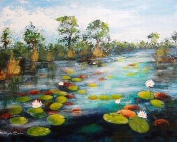 "Water Lilies I, Okavango"