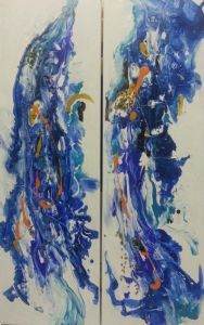 "Ocean Abstract nr 5 & 6 (set of 2)"