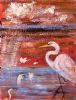 "Red Savannah - Egrets"
