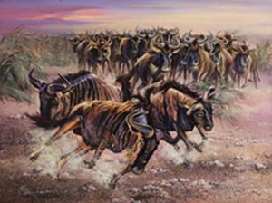 "Wildebeest Stampede"