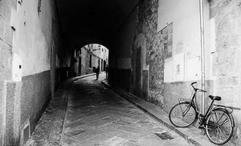 "Bicycle in Alley - Florence"