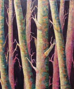 "Trees With a Hint of Pollock"