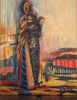 "Zimbabwean mother & child"