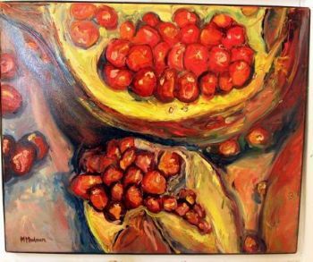 "Pomegranate Pieces 4"