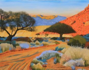 "Sunset in Ghost Valley"