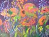 "Garden Flowers at Dusk"