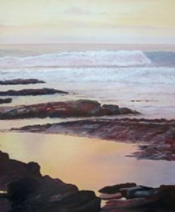 "Soft Yellows Over Hard Rocks"