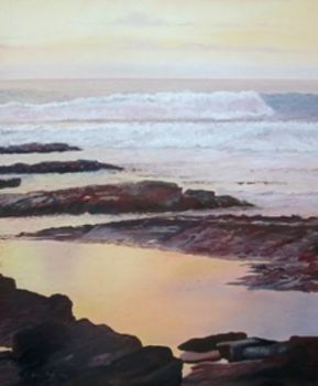 "Soft Yellows Over Hard Rocks"