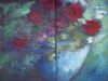 "Red Flower Diptych 602 & 603"