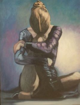 "Modern Dancer Taking a Rest"