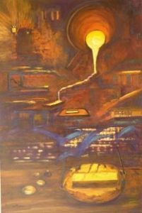 "Gold Pouring"